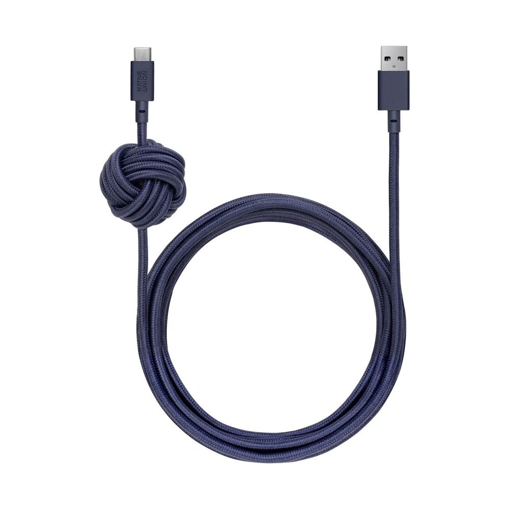 Hurtownia GSM - Kabel Native Union Night Cable USB-C z węzłem 3m (marine) - NTU021MAR - {ean13} - Hurt