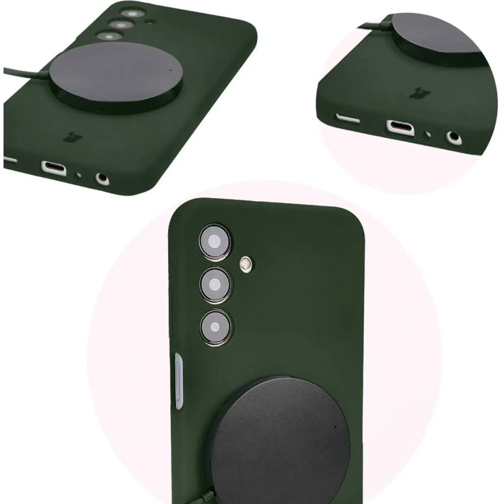 Hurtownia GSM - Etui silikonowe Bizon Soft Case do Samsung Galaxy A25 5G ciemnozielone - BIZ4967 - {ean13} - Hurt