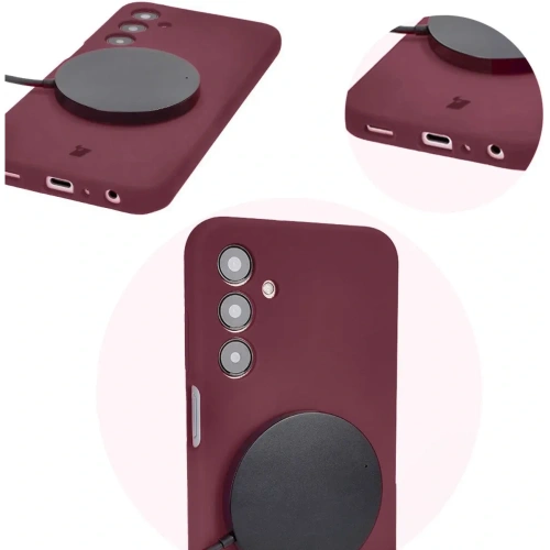 Etui silikonowe Bizon Soft Case do Samsung Galaxy A25 5G ciemnofioletowe