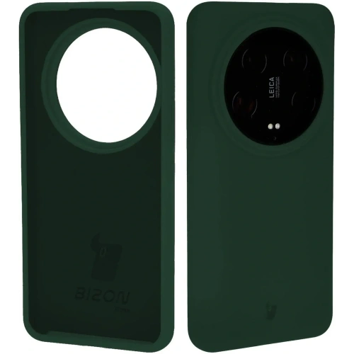 Etui silikonowe Bizon Soft Case do Xiaomi 14 Ultra ciemnozielone