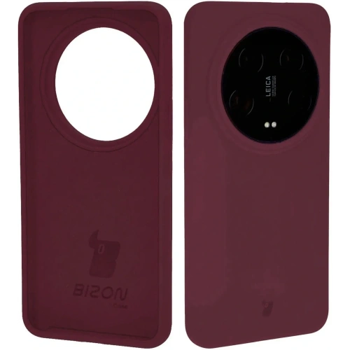 Etui silikonowe Bizon Soft Case do Xiaomi 14 Ultra ciemnofioletowe