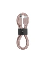 Hurtownia GSM - Kabel Native Union Belt Cable Lightning do mini jack 3,5mm ze skórzanym zapięciem 1,2m (rose) - NTU025RS - {ean13} - Hurt