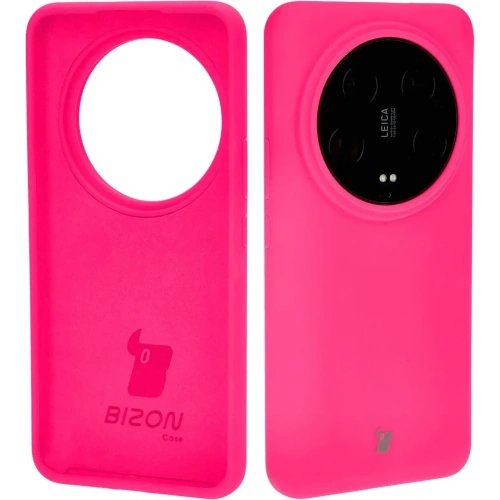 Etui silikonowe Bizon Soft Case do Xiaomi 14 Ultra neonowo-różowe