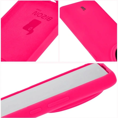 Etui silikonowe Bizon Soft Case do Xiaomi 14 Ultra neonowo-różowe