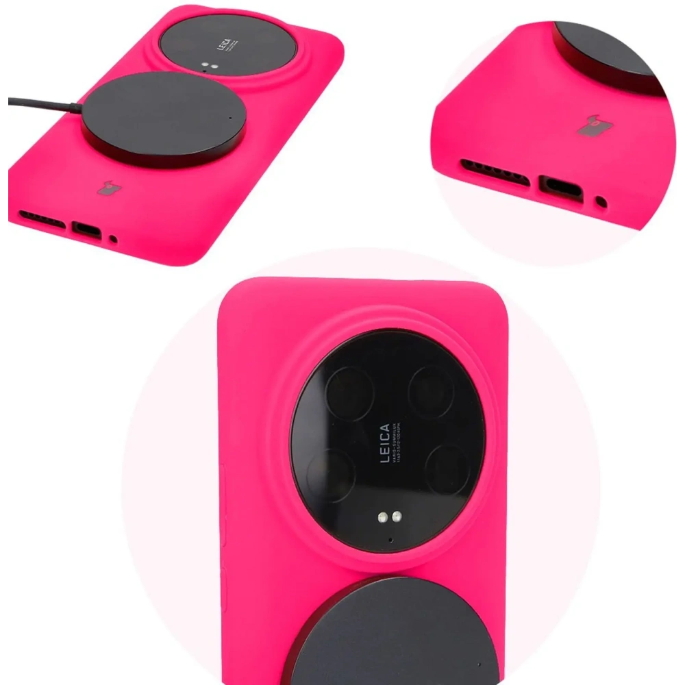 Hurtownia GSM - Bizon Soft Case Xiaomi 14 Ultra neon rózsaszín - BIZ4974 - {ean13} - Hurt
