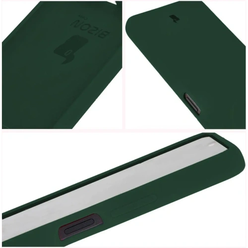 Etui silikonowe Bizon Soft Case do Xiaomi Redmi A3 4G ciemnozielone
