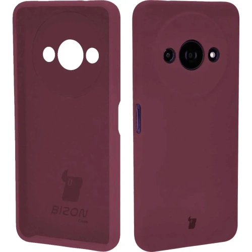 Etui silikonowe Bizon Soft Case do Xiaomi Redmi A3 4G ciemnofioletowe