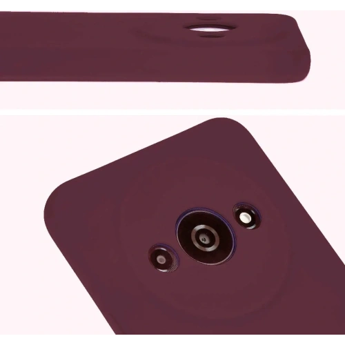 Etui silikonowe Bizon Soft Case do Xiaomi Redmi A3 4G ciemnofioletowe