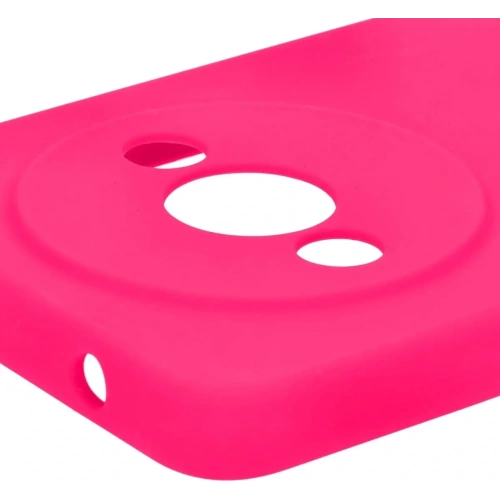 Etui silikonowe Bizon Soft Case do Xiaomi Redmi A3 4G neonowo-różowe