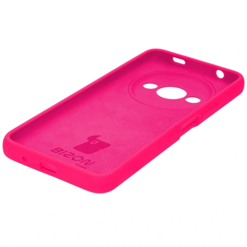 Etui silikonowe Bizon Soft Case do Xiaomi Redmi A3 4G neonowo-różowe