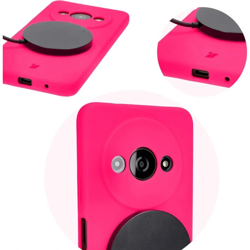 Wholesale Bizon Soft Case Xiaomi Redmi A3 4G neon pink - BIZ5550 - {ean13} - Hurt