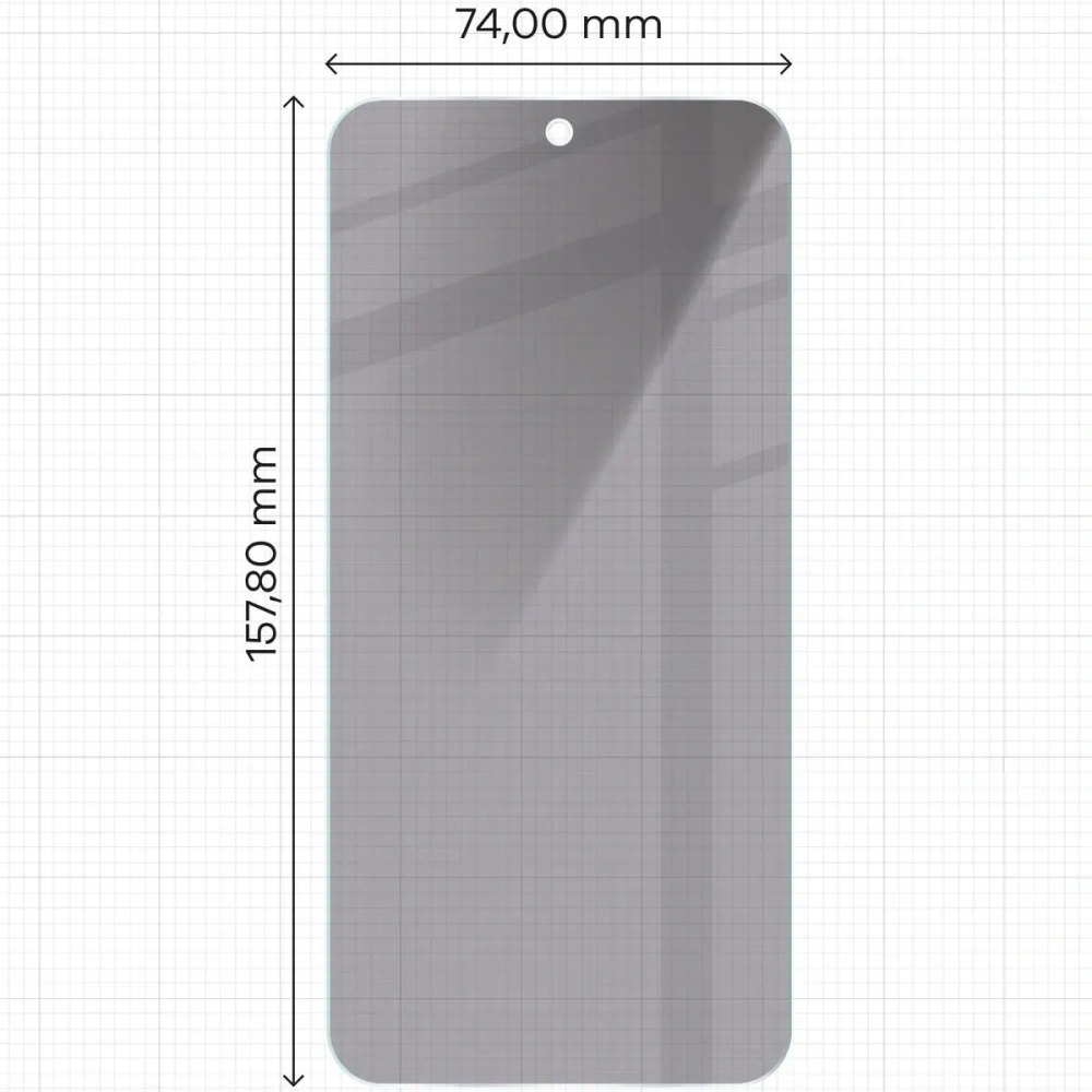 Hurtownia GSM - Pryvatizující tvrzené sklo Bizon Glass Clear Shadow do Samsung Galaxy A35 / A55 5G ztmavené - BIZ5552 - {ean13} - Hurt