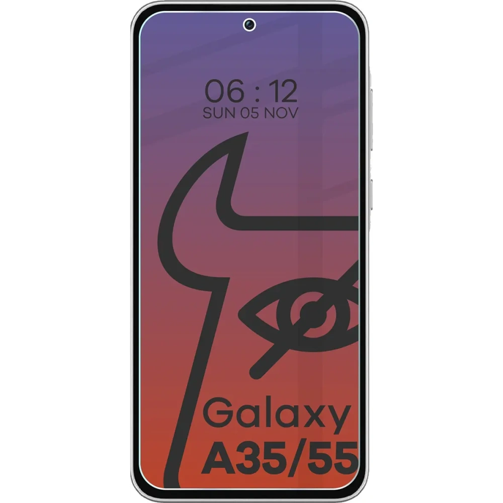 Hurtownia GSM - Pryvatizující tvrzené sklo Bizon Glass Clear Shadow do Samsung Galaxy A35 / A55 5G ztmavené - BIZ5552 - {ean13} - Hurt
