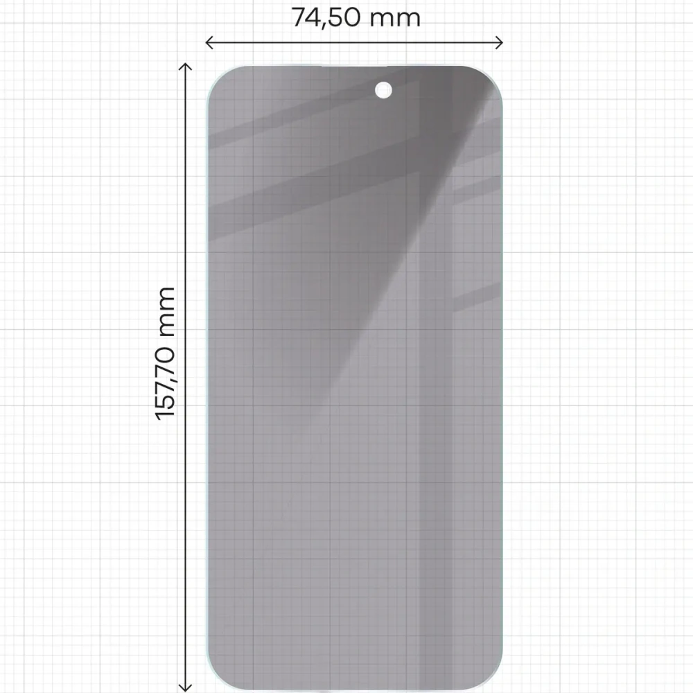 Hurtownia GSM - Prywatyzujące szkło hartowane Bizon Glass Clear Shadow do Apple iPhone 14 Pro Max przyciemniane - BIZ5554 - {ean13} - Hurt