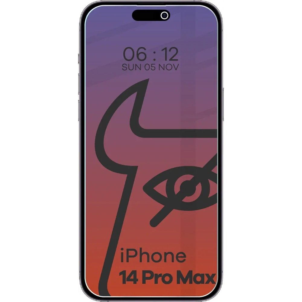 Hurtownia GSM - Prywatyzujące szkło hartowane Bizon Glass Clear Shadow do Apple iPhone 14 Pro Max przyciemniane - BIZ5554 - {ean13} - Hurt