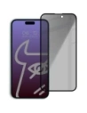 Bizon Glass Edge Shadow Apple iPhone 15 Plus nuanțat cu un cadru negru