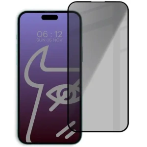Hurtownia GSM - Bizon Glass Edge Shadow Apple iPhone 15 Pro fekete kerettel árnyékolva - BIZ5556 - {ean13} - Hurt