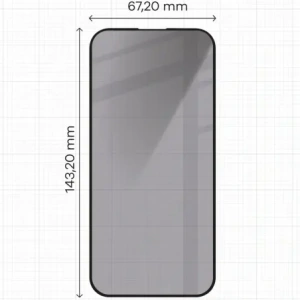 Hurtownia GSM - Bizon Glass Edge Shadow Apple iPhone 15 Pro fekete kerettel árnyékolva - BIZ5556 - {ean13} - Hurt