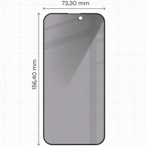 Hurtownia GSM - Bizon Glass Edge Shadow Apple iPhone 15 Pro Max getönt mit einem schwarzen Rahmen - BIZ4986 - {ean13} - Hurt