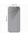 Hurtownia GSM - Prywatyzující tvrzené sklo Bizon Glass Edge Shadow pro Apple iPhone 15 Pro Max z černým rámečkem. - BIZ4986 - {ean13} - Hurt