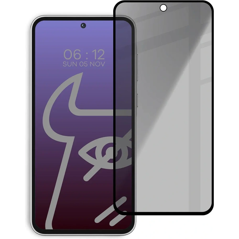 Wholesale Bizon Glass Edge Shadow Samsung Galaxy A35 5G / A55 5G tinted with a black frame - BIZ4987 - {ean13} - Hurt
