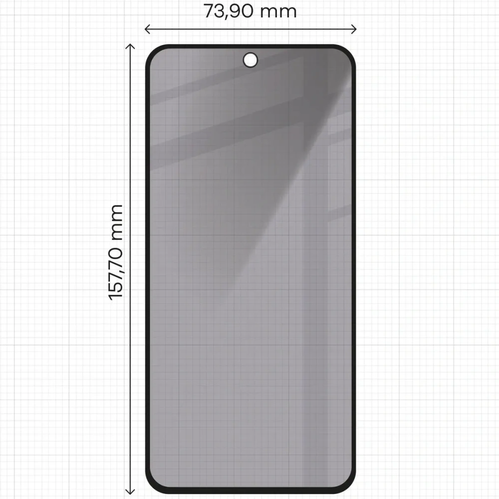 Wholesale Bizon Glass Edge Shadow Samsung Galaxy A35 5G / A55 5G tinted with a black frame - BIZ4987 - {ean13} - Hurt