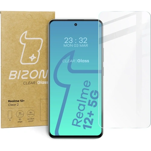 Szkło hartowane Bizon Glass Clear 2 do Realme 12+ 5G
