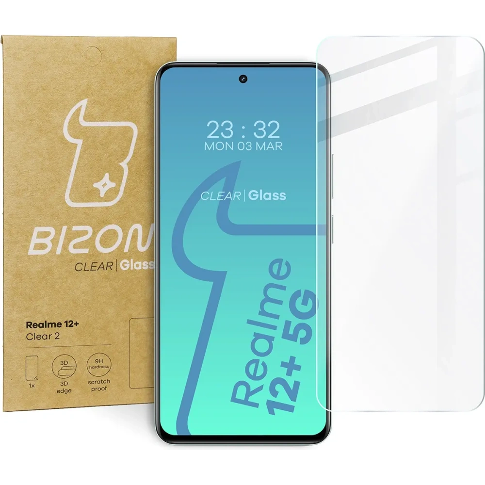 Hurtownia GSM - Bizon Glas Klar 2 Realme 12+ 5G - BIZ4988 - {ean13} - Hurt