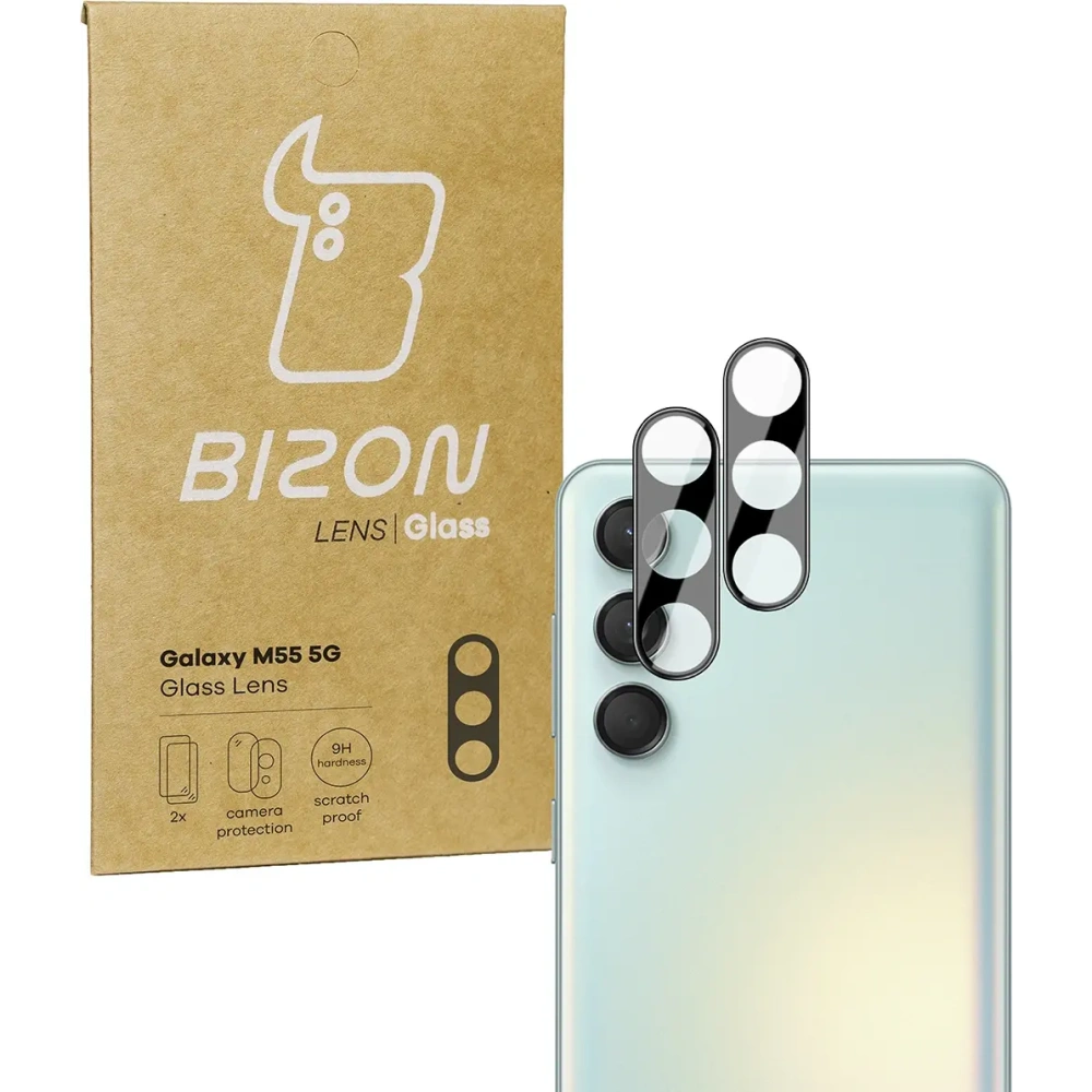 Hurtownia GSM - Bizon Lentilă de Sticlă Samsung Galaxy M55 5G [2 PACHET] - BIZ5560 - {ean13} - Hurt