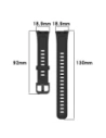 Wholesale Bizon Strap Watch Silicone Huawei Band 9 / Band 8 black - BIZ4990 - {ean13} - Hurt