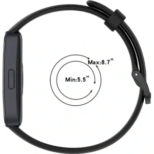 Hurtownia GSM - Bizon Strap Watch Silicone Huawei Band 9 / Band 8 negru - BIZ4990 - {ean13} - Hurt