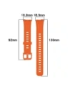 Wholesale Bizon Strap Watch Silicone Huawei Band 9 / Band 8 orange - BIZ5562 - {ean13} - Hurt
