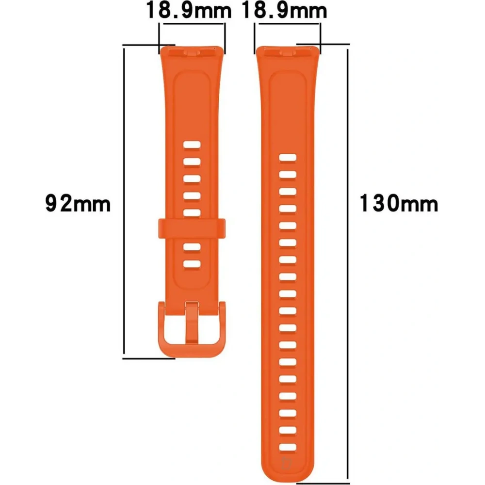 Wholesale Bizon Strap Watch Silicone Huawei Band 9 / Band 8 orange - BIZ5562 - {ean13} - Hurt