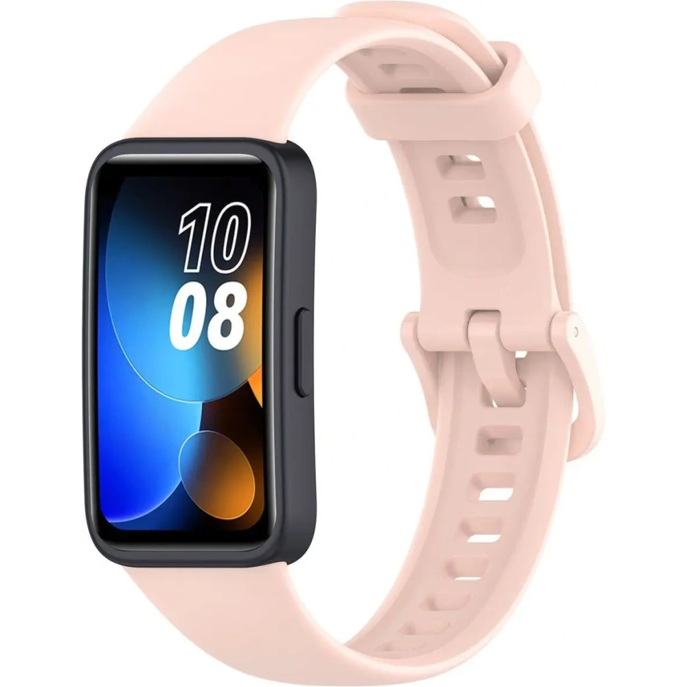 Wholesale Bizon Strap Watch Silicone Huawei Band 9 / Band 8 pink - BIZ5563 - {ean13} - Hurt