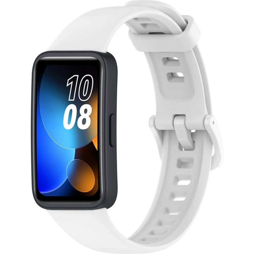 Wholesale Bizon Strap Watch Silicone Huawei Band 9 / Band 8 white - BIZ5564 - {ean13} - Hurt
