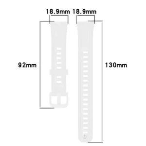 Hurtownia GSM - Pasek Bizon Strap Watch Silicone do Huawei Band 9 / Band 8 bílý - BIZ5564 - {ean13} - Hurt