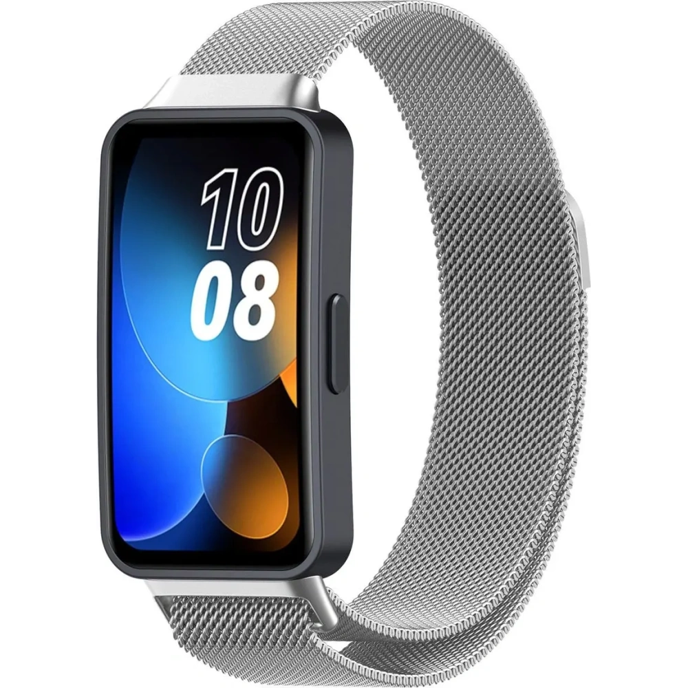 Wholesale Bizon Strap Watch Chain Huawei Band 9 / Band 8 silver - BIZ4994 - {ean13} - Hurt