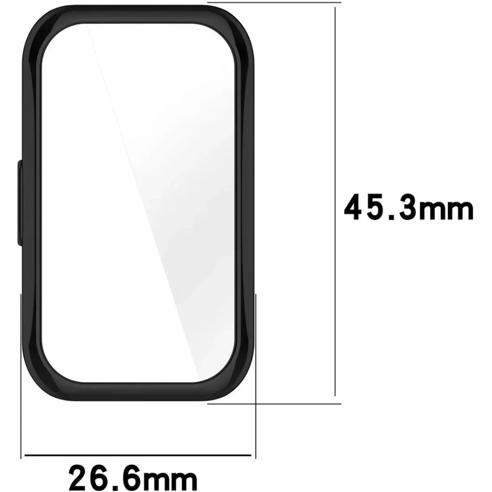 Hurtownia GSM - Etui z osłoną ekranu Bizon Case Watch Felipe do Huawei Band 9 / Band 8 czarne - BIZ5568 - {ean13} - Hurt