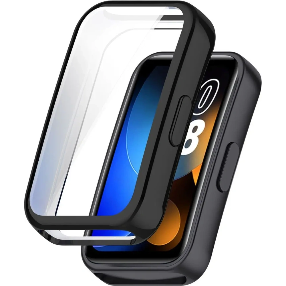 Hurtownia GSM - Etui z osłoną ekranu Bizon Case Watch Felipe do Huawei Band 9 / Band 8 czarne - BIZ5568 - {ean13} - Hurt
