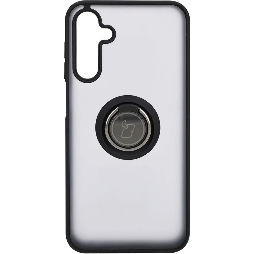 Hurtownia GSM - Bizon Case Hybrid Ring Samsung Galaxy M15 5G fumuriu cu un cadru negru - BIZ5576 - {ean13} - Hurt