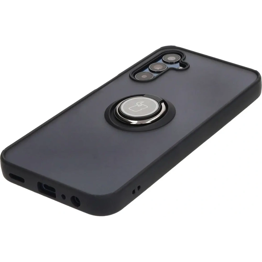 Hurtownia GSM - Bizon Case Hybrid Ring Samsung Galaxy M15 5G fumuriu cu un cadru negru - BIZ5576 - {ean13} - Hurt
