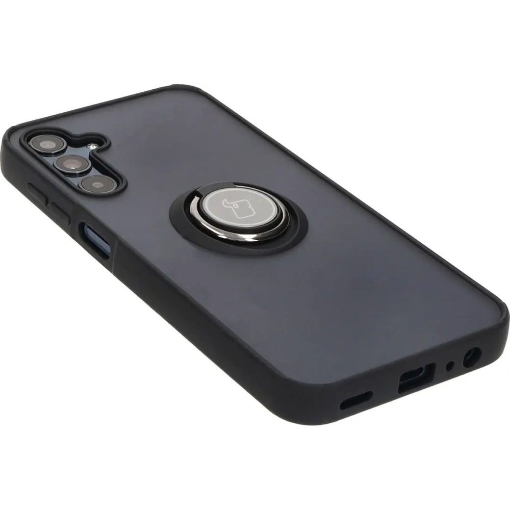Hurtownia GSM - Bizon Case Hybrid Ring Samsung Galaxy M15 5G fumuriu cu un cadru negru - BIZ5576 - {ean13} - Hurt