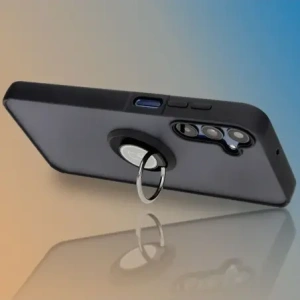 Hurtownia GSM - Bizon Case Hybrid Ring Samsung Galaxy M15 5G füstös fekete kerettel - BIZ5576 - {ean13} - Hurt
