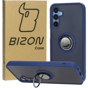 Hurtownia GSM - Bizon Case Hybrid Ring Samsung Galaxy M15 5G rauchig mit einem navyblauen Rahmen - BIZ5577 - {ean13} - Hurt