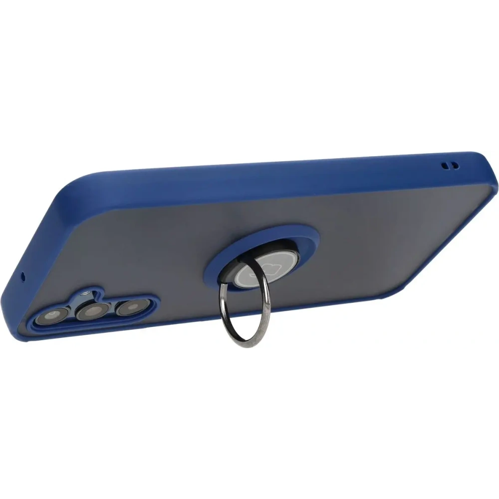 Hurtownia GSM - Bizon Case Hybrid Ring Samsung Galaxy M15 5G rauchig mit einem navyblauen Rahmen - BIZ5577 - {ean13} - Hurt