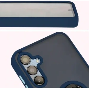 Hurtownia GSM - Bizon Case Hybrid Ring Samsung Galaxy M15 5G rauchig mit einem navyblauen Rahmen - BIZ5577 - {ean13} - Hurt