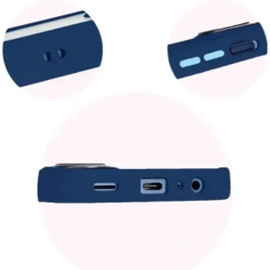 Hurtownia GSM - Etui z uchwytem na palec Bizon Case Hybrid Ring do Samsung Galaxy M15 5G przydymione z granatową ramką - BIZ5577 - {ean13} - Hurt