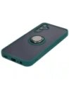 Hurtownia GSM - Bizon Case Hybrid Ring Samsung Galaxy M15 5G fumuriu cu un cadru verde închis - BIZ5578 - {ean13} - Hurt