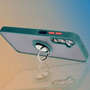 Hurtownia GSM - Bizon Case Hybrid Gyűrű Samsung Galaxy M15 5G füstös sötétzöld kerettel - BIZ5578 - {ean13} - Hurt