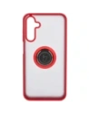 Hurtownia GSM - Bizon Case Hybrid Ring Samsung Galaxy M15 5G rauchig mit einem roten Rahmen - BIZ5008 - {ean13} - Hurt